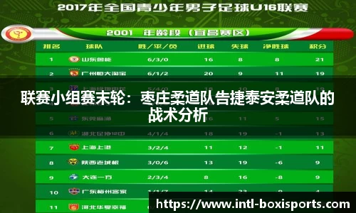 联赛小组赛末轮:枣庄柔道队告捷泰安柔道队的战术分析